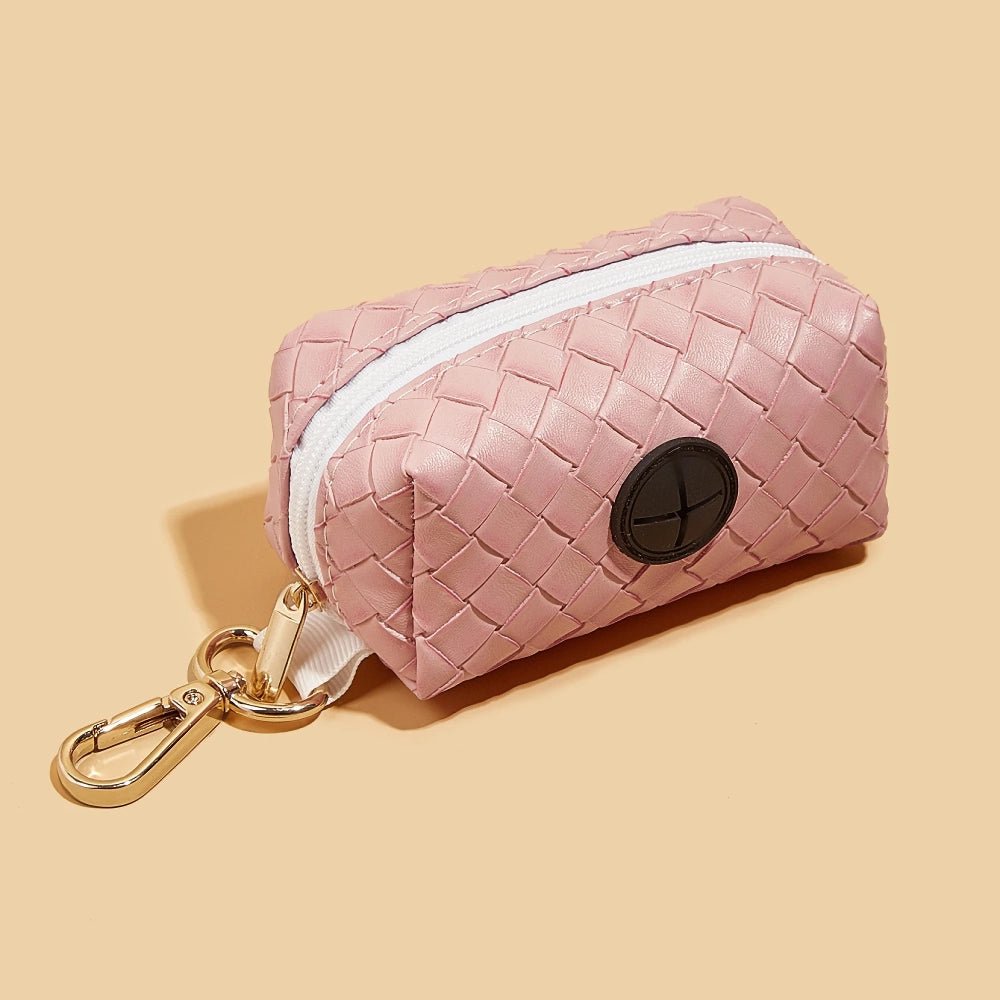 PU Leather Dog Poop Bag Holder for Leash - Image 2