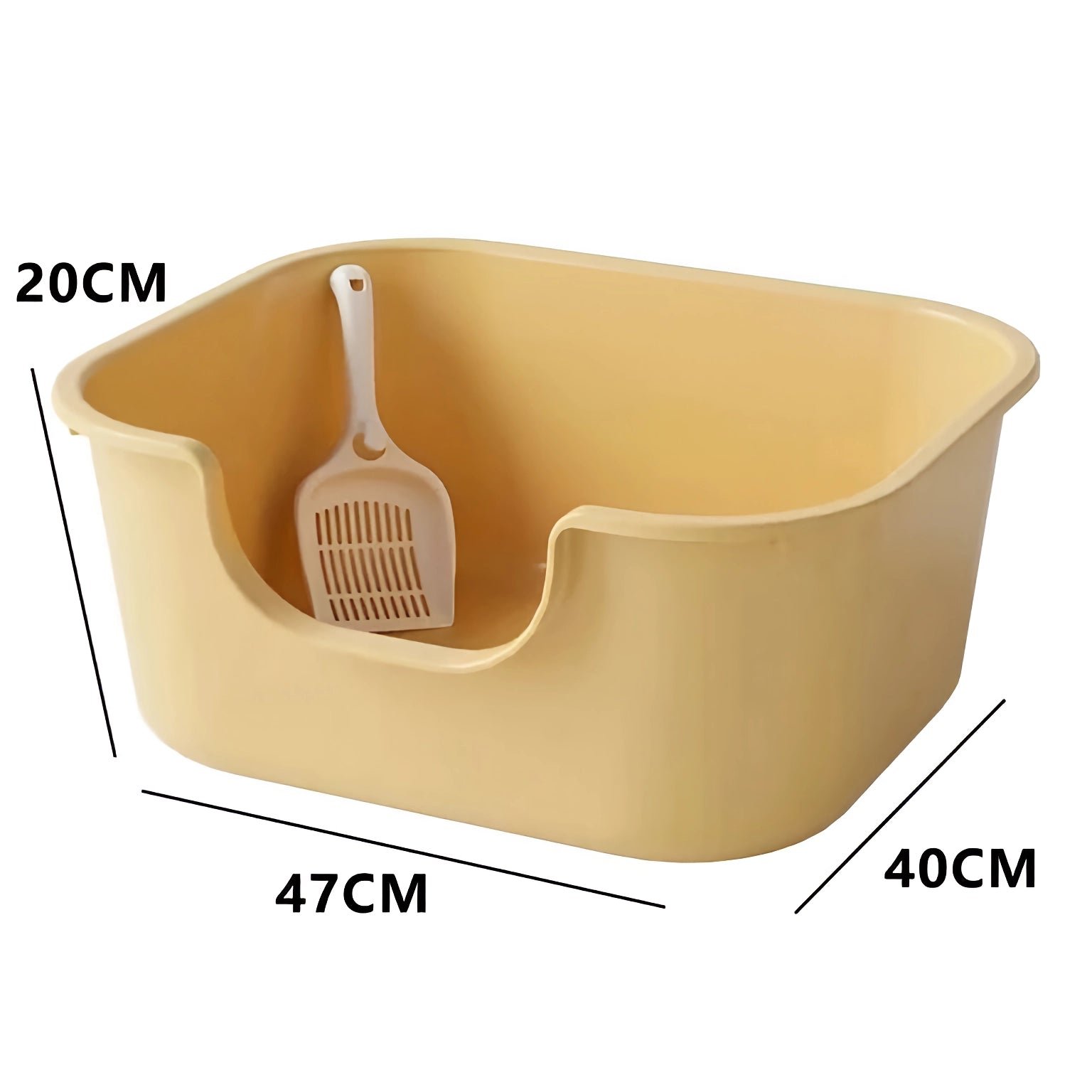 Leak Proof Cat Litter Basin – Giant Style Anti-Splash Open Cat Litter Box for Training and Toilet Use - Image 3