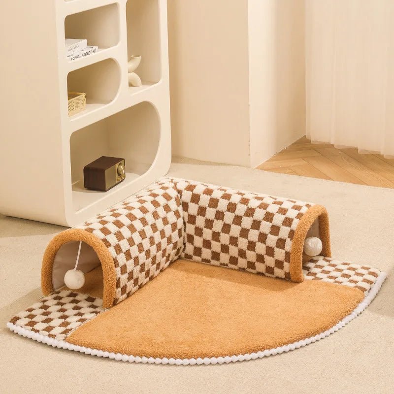 Tunnel Cat Nest - Warm, Enclosed, and Washable Cat Bed for Winter - Image 2