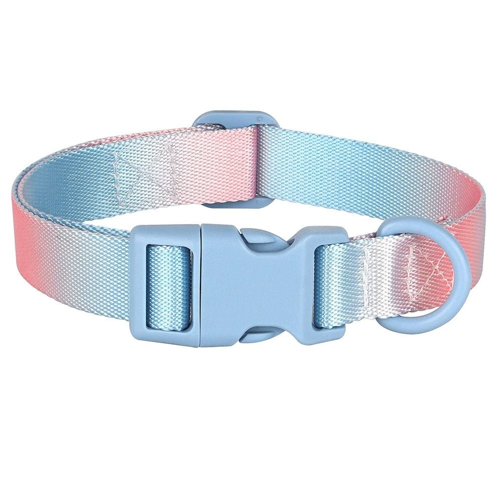 Colorful Print Nylon Dog Collar - Image 3