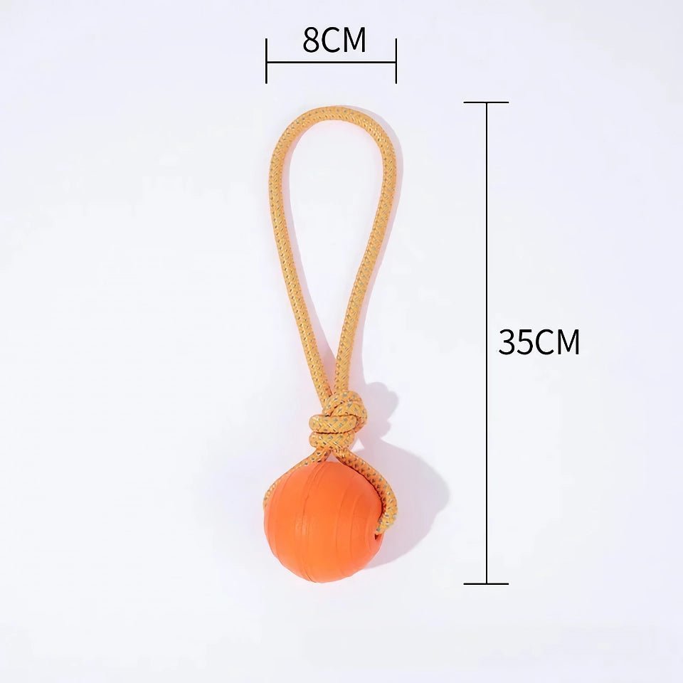 Pet Dog Rubber Drawstring Stick – Large Dog Chew Toy for Teeth Cleaning & Stress Relief - Image 2