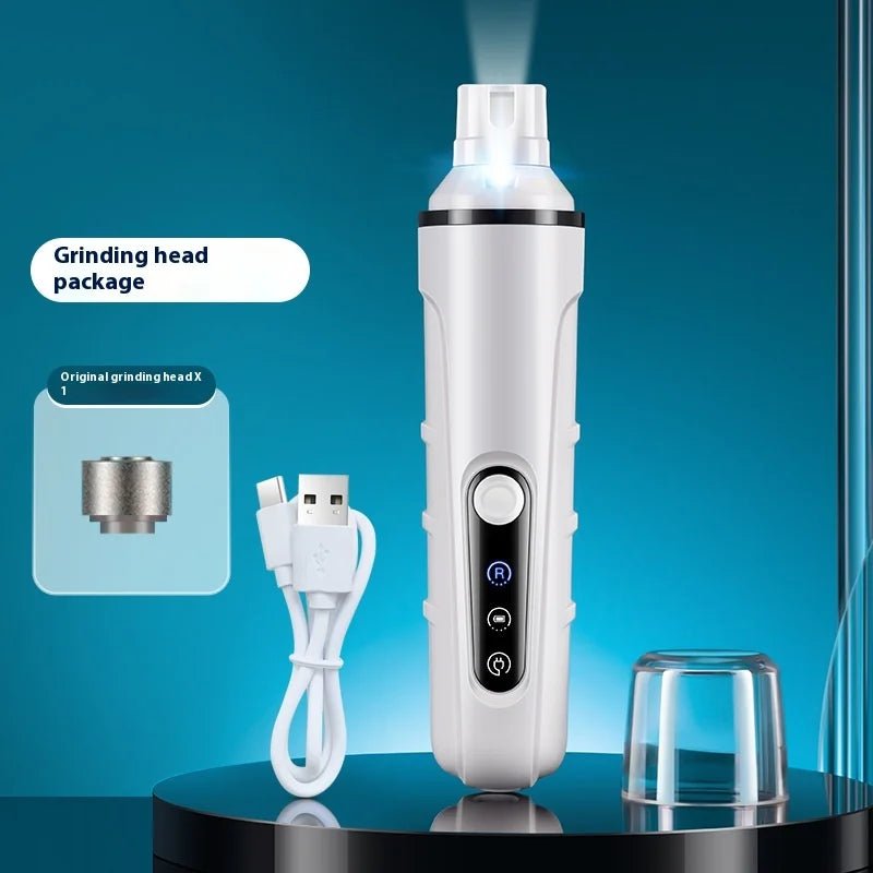 High Power LED Light Electric Pet Nail Grinder with Nail Clipper for Dogs, Cats, and Small Animals - Image 2