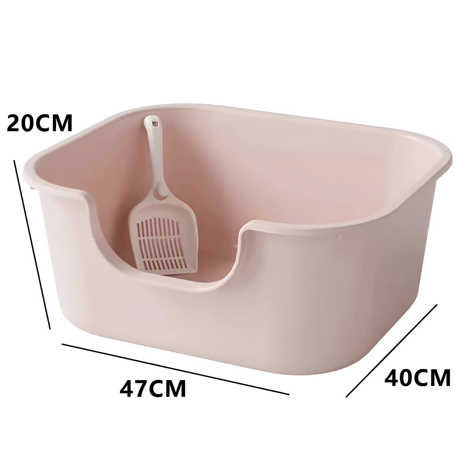 Leak Proof Cat Litter Basin – Giant Style Anti-Splash Open Cat Litter Box for Training and Toilet Use - Image 4