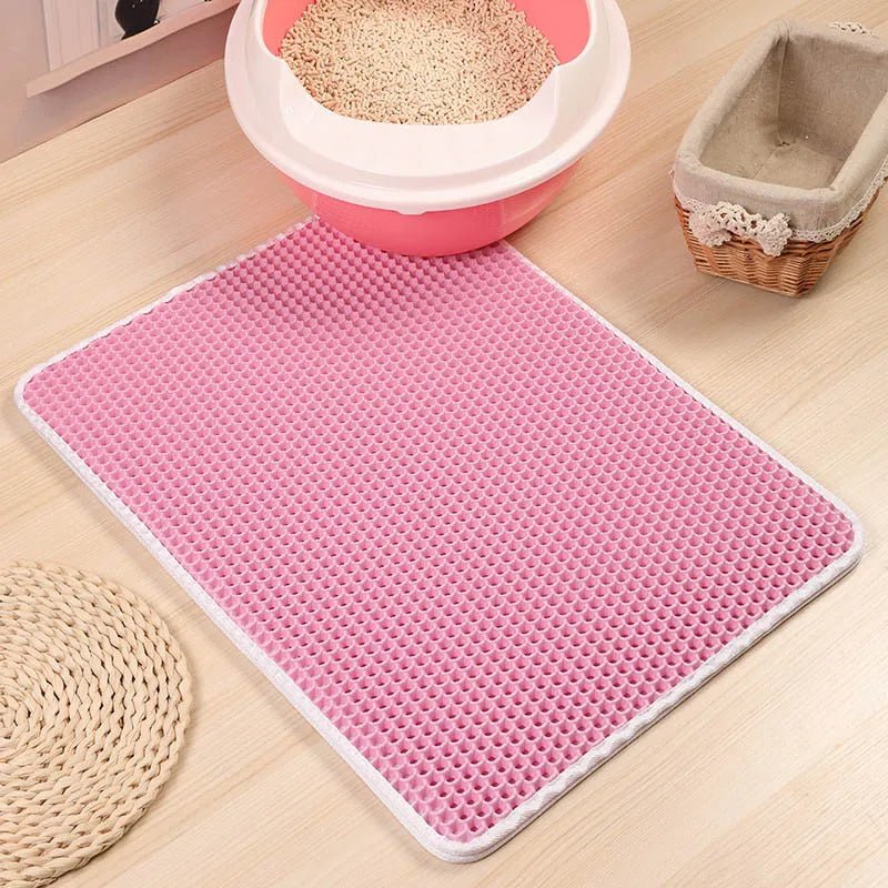 Foldable Waterproof Cat Litter Mat – Double-Layer EVA Litter Catcher - Image 5