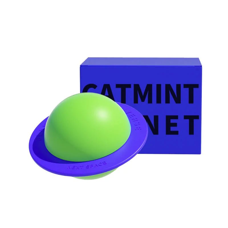 Interactive Rotating Cat Grass Ball Toy with Suction Cup - Image 3